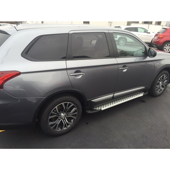 Praguri Laterale Mitsubishi Outlander [13 -> ] - ARP Artemis Silver - imagine 6