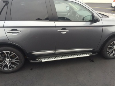 Praguri Laterale Mitsubishi Outlander [13 -> ] - ARP Artemis Silver - imagine 11