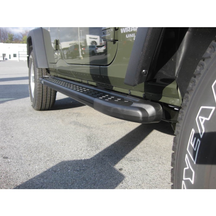 Praguri Laterale Jeep Wrangler [07-16] - ARP Artemis Grey Black - imagine 16