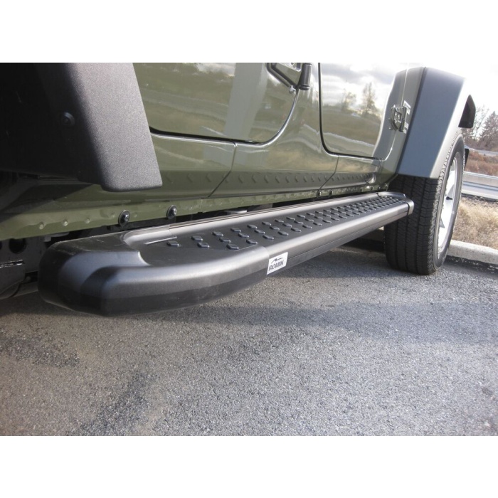 Praguri Laterale Jeep Wrangler [07-16] - ARP Artemis Grey Black - imagine 8