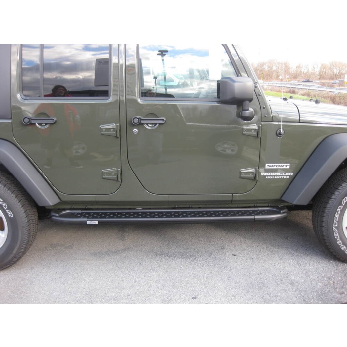 Praguri Laterale Jeep Wrangler [07-16] - ARP Artemis Grey Black - imagine 13