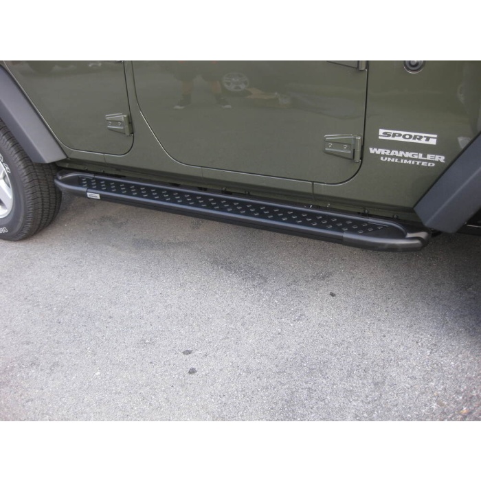 Praguri Laterale Jeep Wrangler [07-16] - ARP Artemis Grey Black - imagine 7