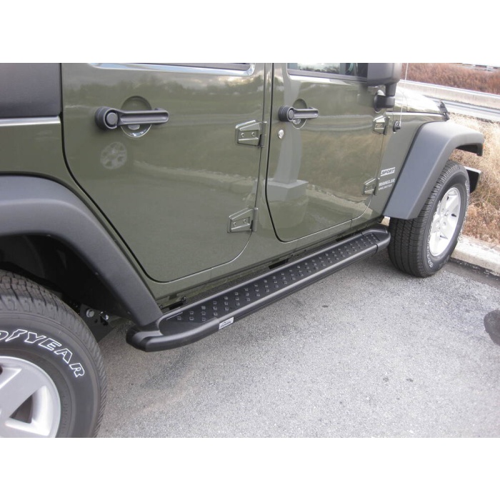 Praguri Laterale Jeep Wrangler [07-16] - ARP Artemis Grey Black - imagine 11