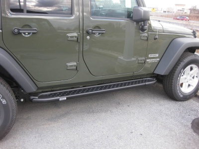 Praguri Laterale Jeep Wrangler [07-16] - ARP Artemis Grey Black - imagine 10