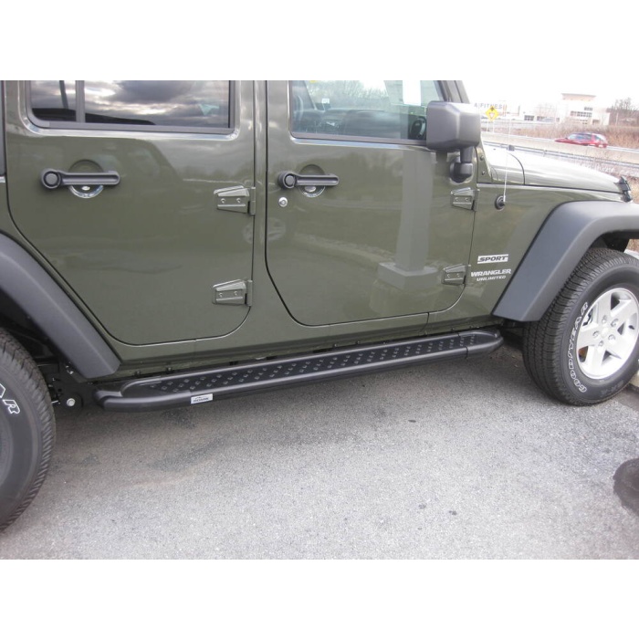 Praguri Laterale Jeep Wrangler [07-16] - ARP Artemis Grey Black - imagine 10