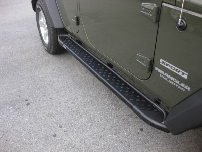 Praguri Laterale Jeep Wrangler [07-16] - ARP Artemis Grey Black - imagine 14