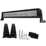 LED BAR 5D 120w 12v-24v, 10200 lumeni, 57cm, Combo 12 grade/60 grade - imagine 9