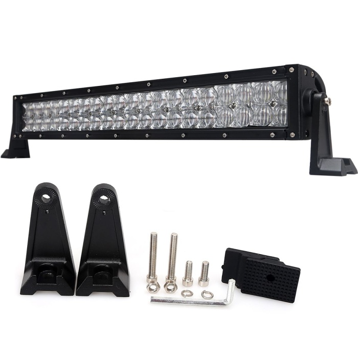 LED BAR 5D 120w 12v-24v, 10200 lumeni, 57cm, Combo 12 grade/60 grade - imagine 9