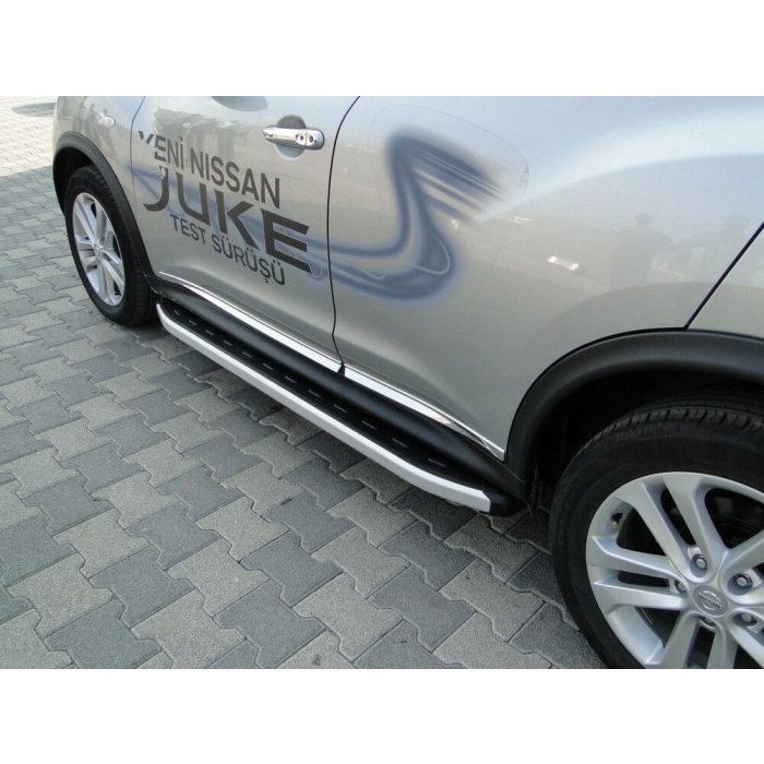 Praguri Laterale Nissan Juke 10 -> - ARP Newstar Grey - imagine 8