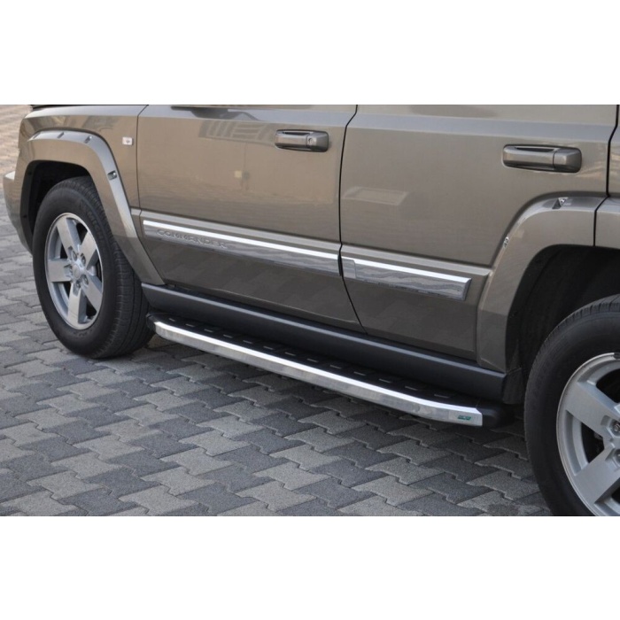 Praguri Laterale Jeep Commander [07 ->] - ARP Newstar Chrome - imagine 5