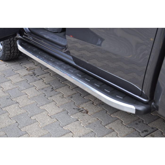 Praguri Laterale Mercedes X-Class 2017-> - ARP Newstar Chrome - imagine 5