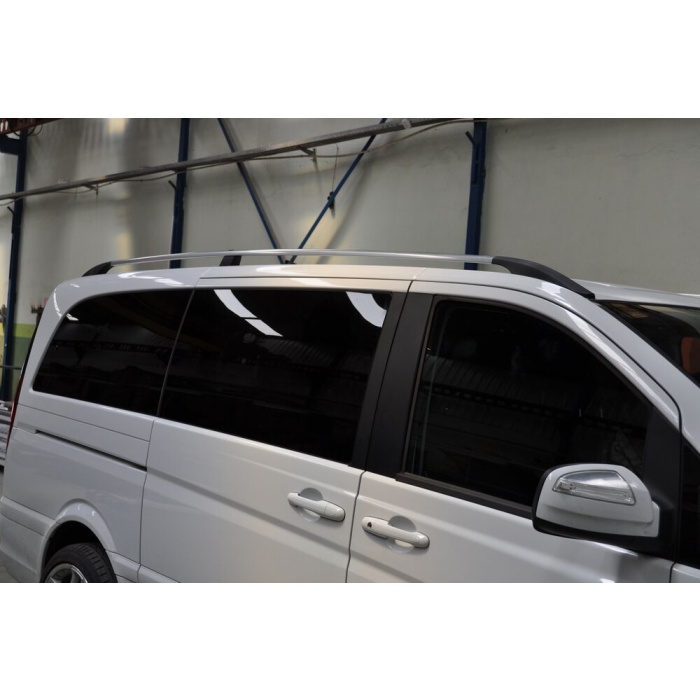 Bare Longitudinale Mercedes Vito SWB-LWB 10-Prezent - ARP STAR, Chrome cu Negru - imagine 5