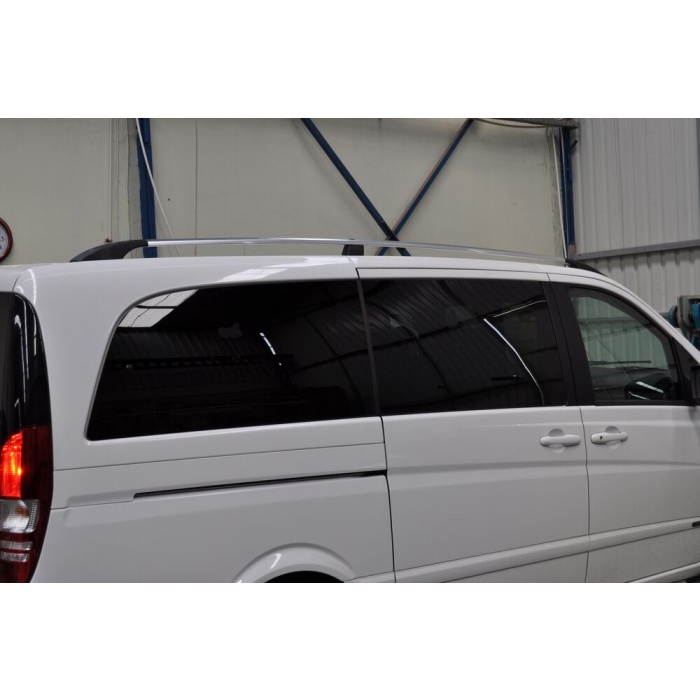 Bare Longitudinale Mercedes Vito SWB-LWB 10-Prezent - ARP STAR, Chrome cu Negru - imagine 2