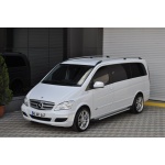 Bare Longitudinale Mercedes Vito SWB-LWB 10-Prezent - ARP STAR, Chrome cu Negru - imagine 3