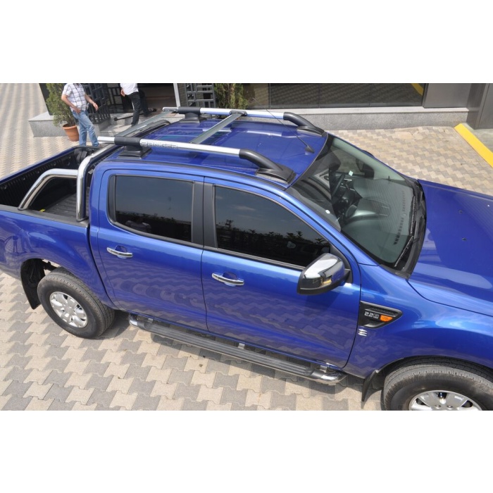 Bare Longitudinale Ford Ranger 12-13 - ARP SILVER PORT, gri cu Negru - imagine 4