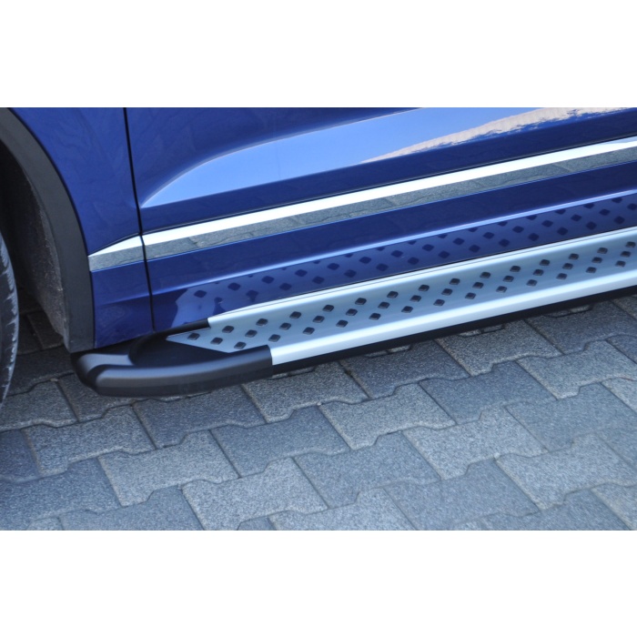Praguri Laterale Volkswagen Touareg 19 -> - ARP Artemis Silver - imagine 11