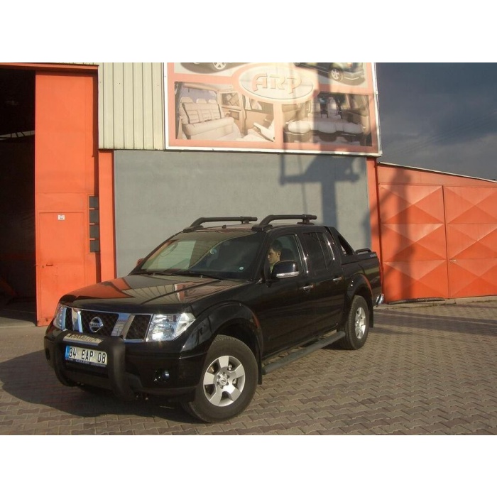 BullBar fata Nissan Navara 06-09 - ARP ATLAS, Negru - Chrome - imagine 3