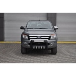 BullBar fata Ford Ranger 12-13 - ARP ATLAS, Negru - Chrome - imagine 4