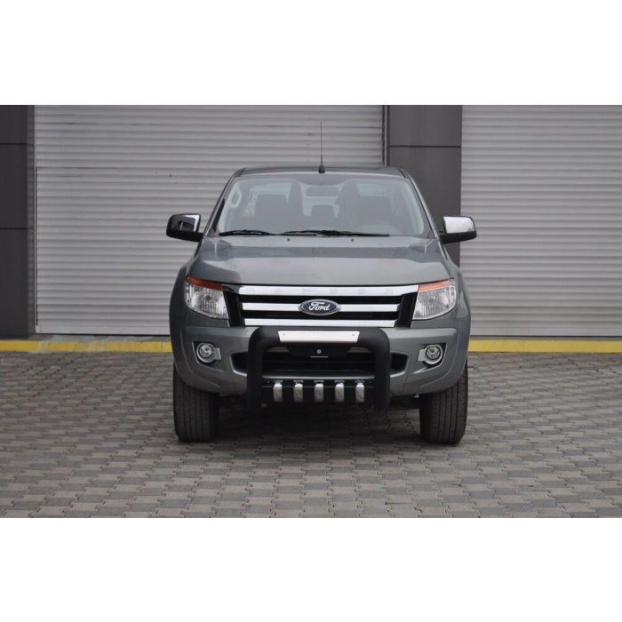 BullBar fata Ford Ranger 12-13 - ARP ATLAS, Negru - Chrome - imagine 4