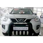 BullBar fata Chery Tiggo - ARP ATLAS, Negru - Chrome - imagine 3