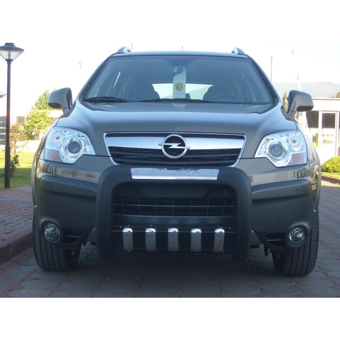BullBar fata Opel Antara 07 - Prezent - ARP ATLAS, Negru - Chrome - imagine 2