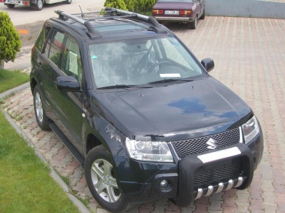 BullBar fata Suzuki Grand Vitara 5 usi 06-09 - ARP ATLAS, Negru - Chrome - imagine 3