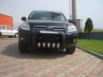 BullBar fata Toyota Rav 4 5usi 07-09 - ARP ATLAS, Negru - Chrome - imagine 3