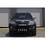 BullBar fata Toyota Fortuner 06-Prezent - ARP ATLAS, Negru - Chrome - imagine 5