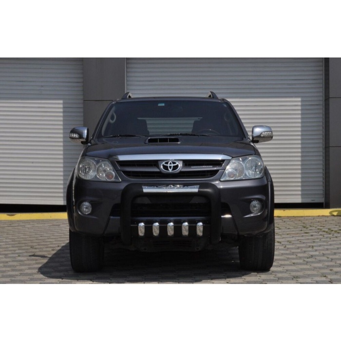 BullBar fata Toyota Fortuner 06-Prezent - ARP ATLAS, Negru - Chrome - imagine 5
