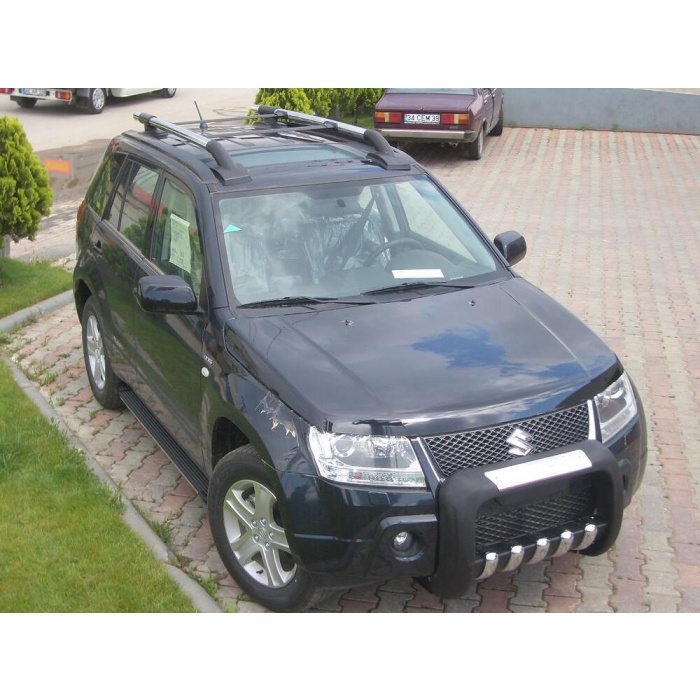 BullBar fata Suzuki Grand Vitara 5 usi 06-09 - ARP ATLAS, Negru - Chrome - imagine 3