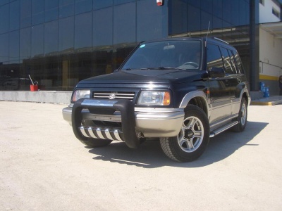 BullBar fata Suzuki Vitara JLX 99-05 - ARP ATLAS, Negru - Chrome - imagine 3