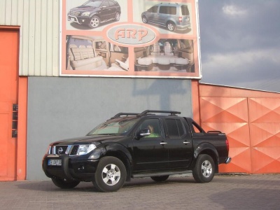 BullBar fata Nissan Navara 06-09 - ARP ATLAS, Negru - Chrome - imagine 5