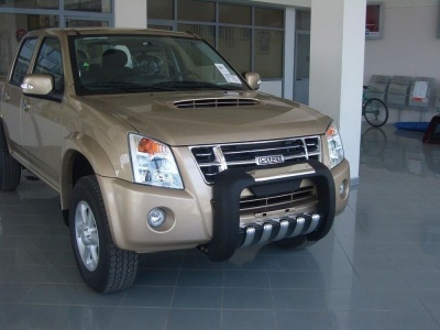 BullBar fata Isuzu DMAX 04-11 - ARP ATLAS, Negru - Chrome - imagine 3