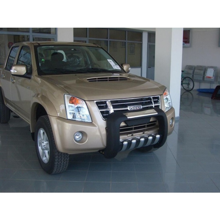 BullBar fata Isuzu DMAX 04-11 - ARP ATLAS, Negru - Chrome - imagine 3