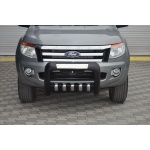 BullBar fata Ford Ranger 12-13 - ARP ATLAS, Negru - Chrome - imagine 3