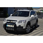 BullBar fata Chevrolet Captiva 06-11 - ARP ATLAS, Negru - Chrome - imagine 3