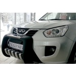 BullBar fata Chery Tiggo - ARP ATLAS, Negru - Chrome - imagine 2