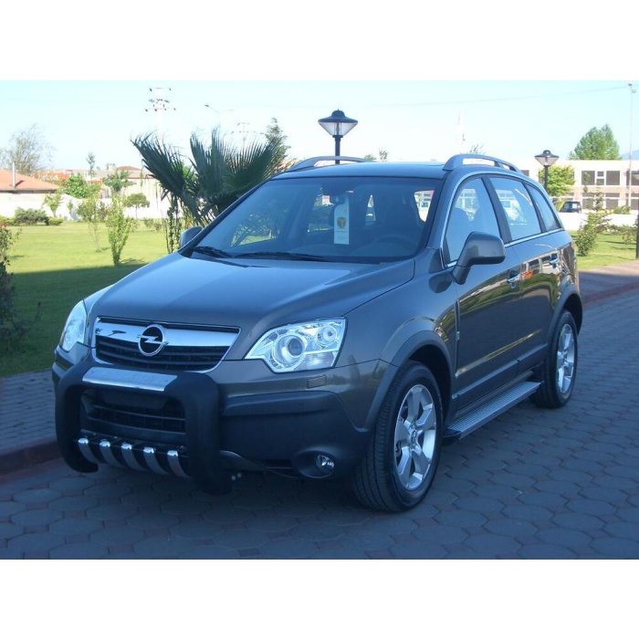 BullBar fata Opel Antara 07 - Prezent - ARP ATLAS, Negru - Chrome - imagine 3