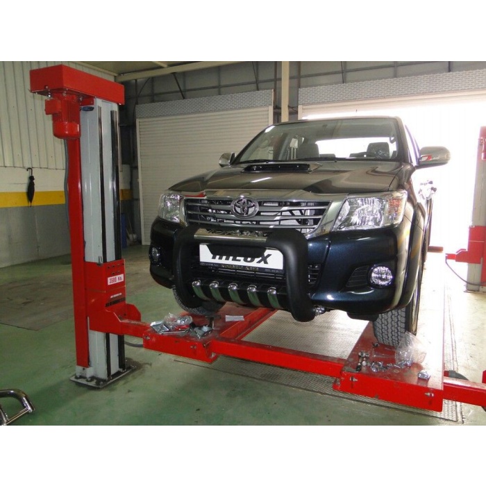 BullBar fata Toyota Hilux Vigo 12-14 - ARP ATLAS, Negru - Chrome - imagine 5