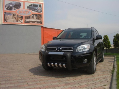 BullBar fata Toyota Rav 4 5usi 07-09 - ARP ATLAS, Negru - Chrome - imagine 4