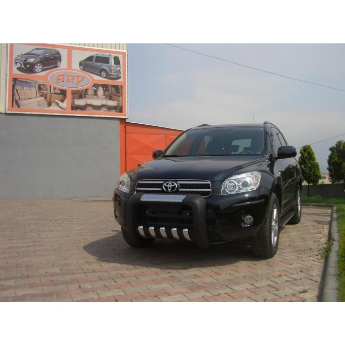 BullBar fata Toyota Rav 4 5usi 07-09 - ARP ATLAS, Negru - Chrome - imagine 4