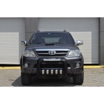 BullBar fata Toyota Fortuner 06-Prezent - ARP ATLAS, Negru - Chrome - imagine 3