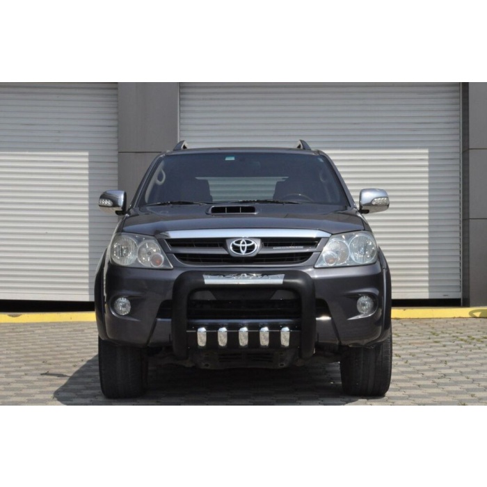 BullBar fata Toyota Fortuner 06-Prezent - ARP ATLAS, Negru - Chrome - imagine 3