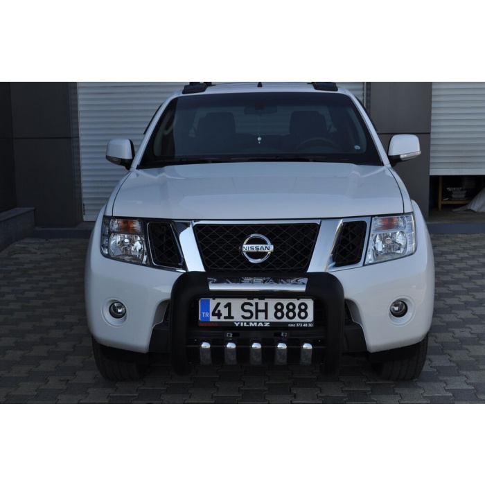 BullBar fata Nissan Navara 10-14 - ARP ATLAS, Negru - Chrome - imagine 2