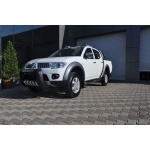 BullBar fata Mitsubishi L200 Triton 10-14 - ARP ATLAS, Negru - Chrome - imagine 5