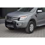 BullBar fata Ford Ranger 12-13 - ARP ATLAS, Negru - Chrome - imagine 2