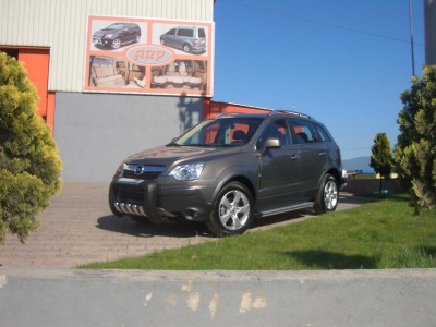 BullBar fata Opel Antara 07 - Prezent - ARP ATLAS, Negru - Chrome - imagine 5