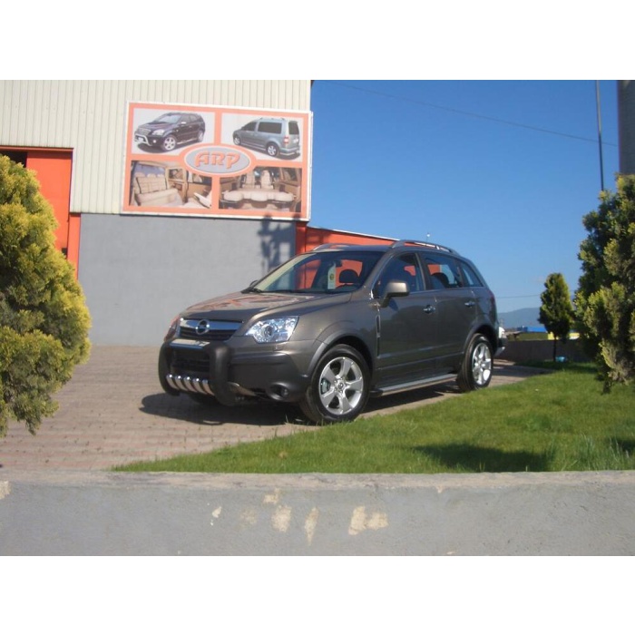 BullBar fata Opel Antara 07 - Prezent - ARP ATLAS, Negru - Chrome - imagine 5