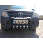 BullBar fata Toyota Hilux 06-09 - ARP ATLAS, Negru - Chrome