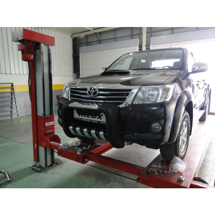 BullBar fata Toyota Hilux Vigo 12-14 - ARP ATLAS, Negru - Chrome - imagine 6